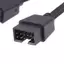 1 Nữ Đến 2 Nam Y Splitter HD Cáp Nối Dài 15cm Cho PC DIY FSI