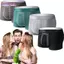 Quần lót nam trị liệu BORAGETE, Đồ lót nam trị liệu bằng sợi Polyester lâu trôi bằng năng lượng, Quần lót nam co giãn thoáng khí chất lượng cao