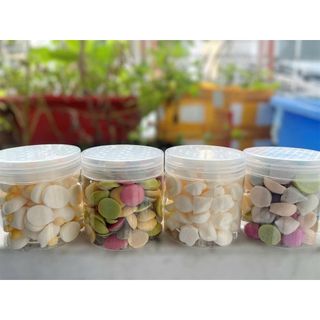 Combo Hũ nhỏ 200 ml ( khoảng 50-60g cả hộp) các loại bánh ăn dặm cho bé ăn thử
