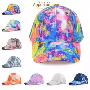 Mũ bóng chày IAPPORTUNIA, Mũ lưỡi trai Cotton Hip-hop, Có thể điều chỉnh thoáng khí Áo thun nhiều màu in hình Mũ Trucker mùa hè