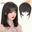 < Honeyba > Tóc Giả Không Khí Nổ Tự Nhiên Vô Hình Nổ Thẳng Liền Mạch Tự Nhiên Trán Giả Nổ Dụng Cụ Kiểu Tóc Đẹp