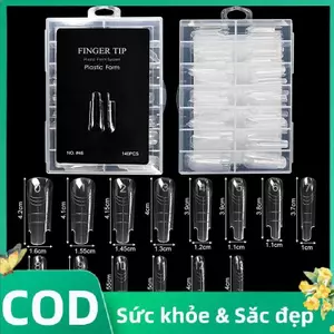 Trong kho EAGLE của Talon 70/140/150PCS ngắn cong Stiletto rõ ràng móng tay giả Lời Khuyên cho Diy Salon cá tuyết