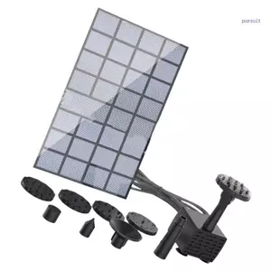 SUIT 1 Bộ Máy Bơm Đài Phun Nước Chạy Bằng Năng Lượng Mặt Trời Cho Tắm Chim 2 Máy Bơm Tính Năng Nước Ngoài Trời 5W Có Bảo Vệ Chạy Khô 6 Nozzl