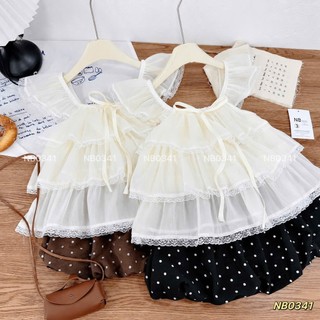 10-30kg Set áo tầng cánh tiên mix chân váy bí NB