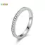 < Honeyba > Nhẫn kim cương dát đẹp đơn giản thời trang Nhẫn đeo tay sáng bóng bằng thép không gỉ dành cho nam giới nhẹ nhàng sang trọng Nhẫn đôi đẹp