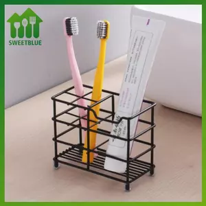 Giá đỡ bàn chải đánh răng SWEET cho phòng tắm - Giá đỡ kem đánh răng bằng thép không gỉ, dành cho giá đỡ bàn chải đánh răng điện Phụ kiện tổ chức n