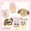 10cm Cotton Quần Áo Cho Bé Nu chiikawa Tự Mài Gấu Động Vật Nhỏ Mũ Áo Choàng Cô Gái Trái Tim Đầu Lớn Quần Áo Cho Bé 6.18