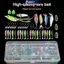 MAKY Mồi Câu Cá Bộ Mồi Mềm Và Cứng Bộ Bánh Răng Lớp Jig Thìa Cho Bass Pike Quay Câu Chuyện Phụ Kiện Có Hộp VN
