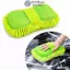 Bọt biển rửa xe FANIELLAPOWELL, Găng tay rửa xe chi tiết thấm hút, Loại bỏ bụi sợi nhỏ bền bỉ Bàn chải làm sạch tự động bằng kính