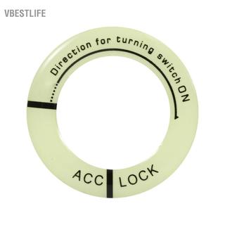 VBESTLIFE Vbestlife Acouto Đánh Lửa Công Tắc Vòng Trang Trí Ô Tô Xe Máy Dạ Quang Bắt Đầu Dừng Lỗ Khóa Vòng Tròn Bao Viền Đa Năng Trong Bóng Tối