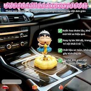 Mô hình Crayon Shin-chan Ba Lê Vương Miện PVC Cao Cấp Nền Bàn Làm Việc Bàn Trang Điểm Độc Lạ Siêu Dễ Thương