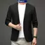 MAKY Men 's Casual zer Bộ đồ công sở nhẹ Jaet Mourning Top VN