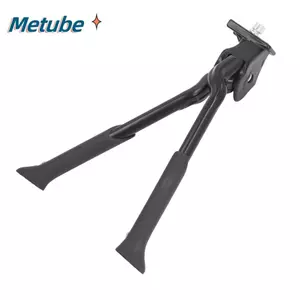 Chân đế xe đạp METUBE, Lắp đặt dễ dàng Chân đế xe đạp chân đôi điều chỉnh độ cao 7 lỗ, Hợp kim nhôm chống trượt bền bỉ Hỗ trợ xe đạp Bảo trì xe đạp