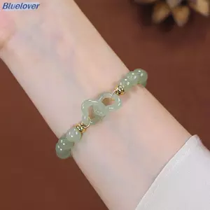 Bluelover Luy Hạt Vòng Tay Nữ Tinh Tế Phong Cách Trung Hoa Trái Tim Bule Vòng Tay Vòng Tay Trang Sức Thời Trang Phụ Kiện Quà Tặng Mới