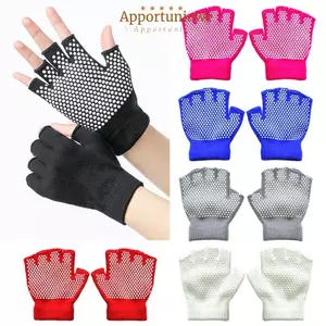 IAPPORTUNIA 5-12Y Găng Tay Dệt Kim Trẻ Em, Giữ Ấm Co Giãn Nửa Ngón Găng Tay, Làm Dày Mềm Mại Hoạt Hình Mùa Đông Găng Tay Ấm Áp