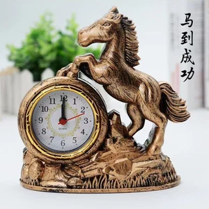 Retro Hoạt Hình Bút Đồng Hồ Báo Thức Học Sinh Báo Thức Trẻ Em Quà Tặng Trường Trung Học Cơ Sở Phòng Ngủ Đầu Giường Đồng Hồ Để Bàn Đồ Trang Trí Nhỏ
