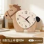 2026 Lucky Pony Phong Cách Trung Cổ Phòng Khách Để Bàn Đồng Hồ Đồ Trang Trí Con Lăn Để Bàn Sáng Tạo Hoạt Hình Im Lặng Tường