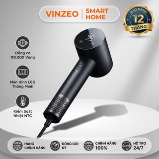 [Bảo Hành 1 Đổi 1] [VINZEO] Máy Sấy Tóc Tốc Độ Cao - 80 Triệu Ion Âm, Khô Nhanh, Không Hư Tổn Tóc