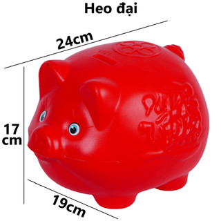 Ống heo tiết kiệm tiền nhựa VIỆT NHẬT - Nhiều size, bé, trung, đại, decor trang trí - 2980/1/2