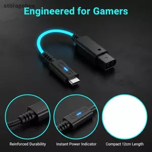 Cáp sạc nhẹ 12cm Type-C Nữ sang NGC thân thiện với du lịch cho máy chơi Game Cáp sạc nhẹ cho chuyến đi đẹp