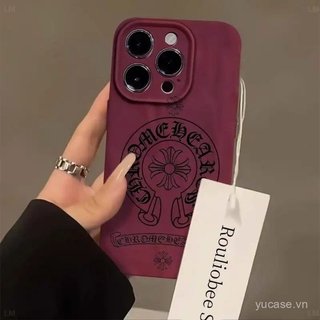 Ốp Điện Thoại Nếp Nhăn Mát Linh Hoạt Chữ Thập Mỹ Sáng Tạo Độc Đáo Thích Hợp Cho iPhone 16promax xr xs 11promax 12promax 13 14 15 pro max 17promax 11 12 Vỏ Bảo Vệ Chống Sốc
