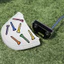 Golf Móng Tay Thêu Putter Bao Vải Chống Thấm Nước Dày Sang Trọng Lót Hình Bán Nguyệt Hình Chữ L Bảo Vệ Đầu Nắp Bao