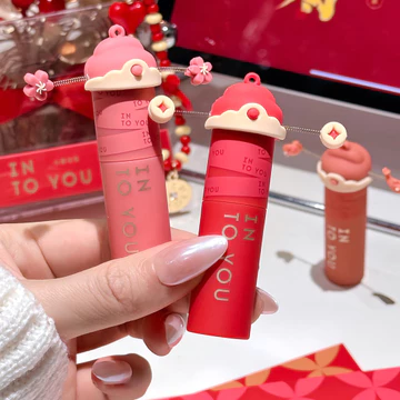 Into you God of Wealth Năm Mới Giới Hạn Môi Bùn Son Môi Lip Glaze Chính Hãng cny01 Matte Matte EM01 Koi Màu