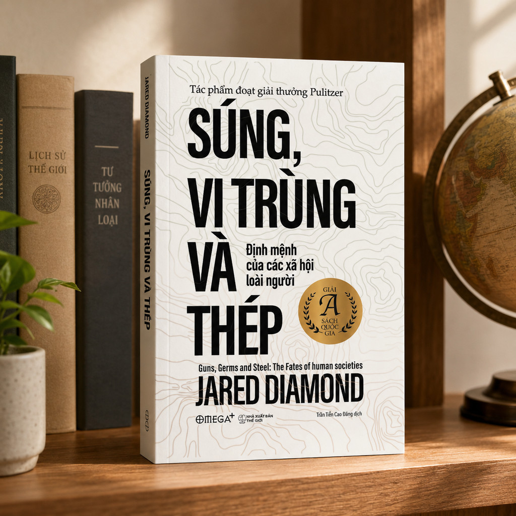 Sách - Lẻ/combo Best Sellers: Sapiens - Lược sử loài người + Súng, Vi trùng Và Thép (Omega Plus)