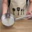 Muỗng nước nhà bếp DONOVANQQ, Tay cầm dài Giá đỡ nước bằng thép không gỉ dung tích lớn, Thiết kế hạt chống trượt gia đình Muỗng súp dày chống gỉ Phòng tắm