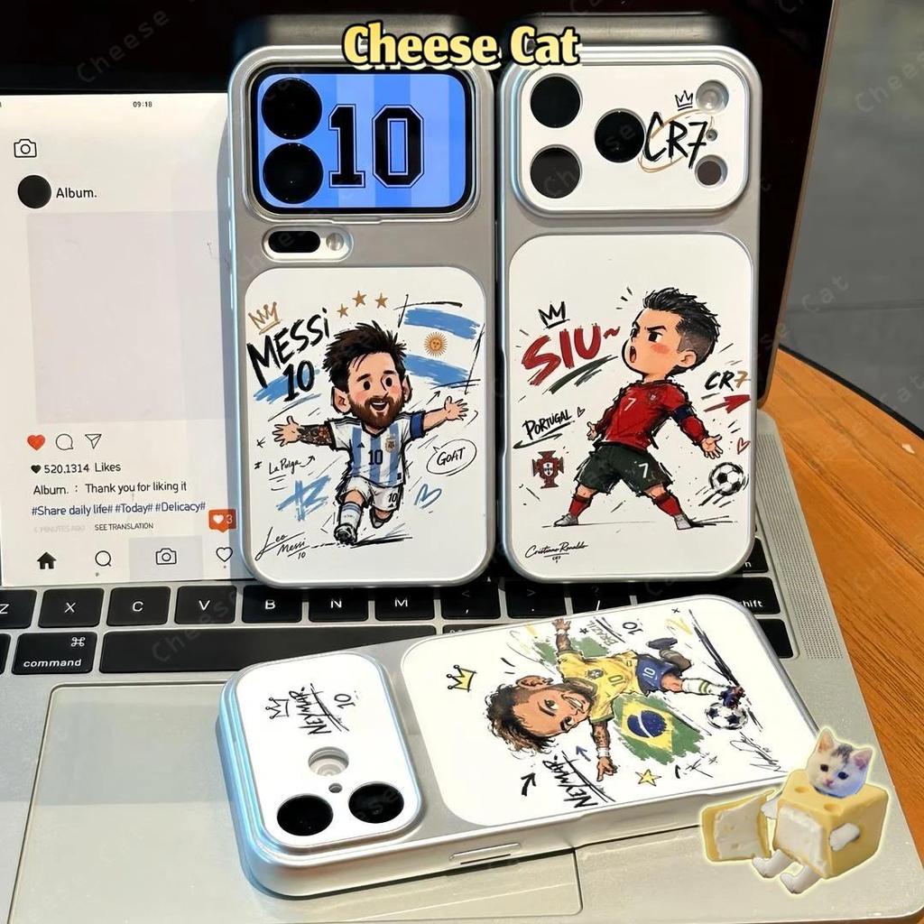 Đẹp Trai Ngôi Sao Bóng Đá Ốp Lưng Điện Thoại iPhone 17 Pro 16 Plus 15 14 11 12 13 Pro Max XR Xs Max Da Bảo Vệ