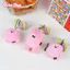 HK1 Joke Gấu Plushie Cá Hồng Xúc Xích Sang Trọng Móc Khóa Hoạt Hình Dễ Thương Xúc Xích Lợn Túi Charm KH1