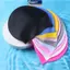 MAKY Silicone Thế Giới Mũ Bơi Silicon Nam Nữ Tóc Dài Màu Chống Thấm Nước Thể Thao Đàn Hồi Cao Người Lớn Bơi Mũ Bể Bơi Mũ Lặn VN