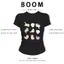 BOOM Áo Baby Tee Nữ Cotton Ôm Body-Áo Thun Ngắn Tay Y2K In Hình PhongCách Mùa Hè, Cổ Tròn Hàng Đầucách hàn quốc phong445