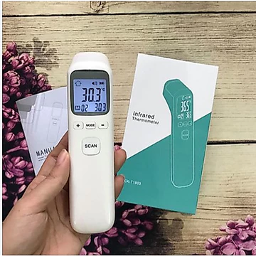 Tặng pin - Nhiệt kế hồng ngoại đo nhiệt độ T-1803 Đo nhiệt độ cơ thể , đo nước ,đo nhiệt độ phòng