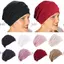 JUIC Hồi Giáo Hijabs Co Giãn Mũ Ngủ Rụng Tóc Khăn Trùm Đầu Mùa Đông Ấm Áp Quấn Đầu