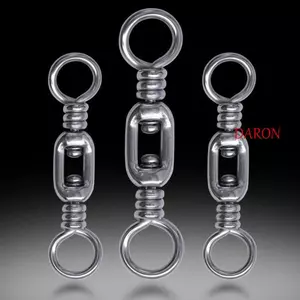 DARON Câu Cá Xoay, Snap Cán Bóng Mang Đầu Nối Câu Cá Pin, Phụ Kiện Câu Cá Quay Mịn Chống Ăn Mòn Lưỡi Câu Cường Độ Cao