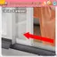 ORDOBOX 50cm Vách Ngăn Chống Thấm Nước, Chức Năng Niêm Phong Chống Nước Chảy Ngược Cửa Sổ Chặn Nước, Cạnh Cửa Sổ Cao Su Chống Thấm Nước Mưa Ban Cửa Sổ Nhà