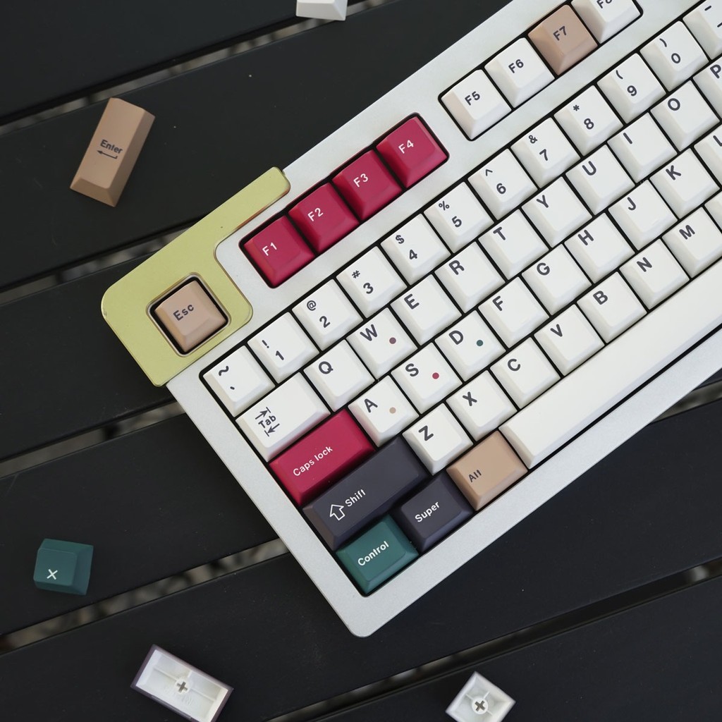 [HỎA TỐC HN - HCM] Bộ nút bàn phím cơ | Keycap Mintcaps Cherry Mixed Light R2 PBT Dyesub - Base | BigBuy360 - bigbuy360.vn
