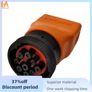 Đầu nối thiết bị đầu cuối chẩn đoán xe tải Bộ chuyển đổi cáp OBD2 sang 9PIN cho máy kiểm tra máy tính