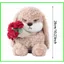 PS1 Dễ Thương Mềm Mại Thỏ Phục Sinh Sang Trọng Cầm Cà Rốt Hoa Bó Hoa Sang Trọng Búp Bê Gối SP1