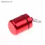 # HB # Hộp đựng thuốc hợp kim nhôm Móc khóa Hộp đựng viên nang Mini chống nước cho phụ kiện đi bộ đường dài du lịch ngoài trời.