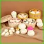 PS1 Chậm Tăng Squishy Bánh Bao Cuộn Đồ Chơi Mô Phỏng Thực Tế Giả Thực Tế Mềm Giảm Căng Thẳng Fidget Đồ Chơi SP1