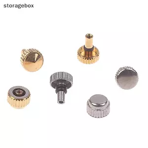 1 / 5 Cái 7009 8200 Đồng hồ Crown Head Ccrown Thép không gỉ Đầu đồng hồ Tay cầm cho 46941 46943 Phong trào Thi Tube Phụ kiện đồng hồ Đẹp