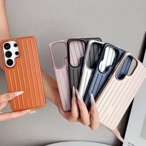 Phong Cách Mới Thích Hợp Cho Ốp Điện Thoại Samsung S26ultar Họa Tiết Hành Lý Cao Cấp S25plus Bao Gồm Tất Cả s24 Vỏ Chống Sốc