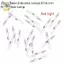 20 Đèn báo neon có điện trở được kết nối với 220V 6 * 16 mm Đèn phát sáng neon Đèn báo chính ELWW