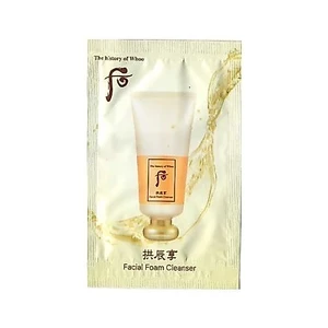 Sample sữa rửa mặt Whoo Facial Foam Cleanser vàng đông y hoàng cung, chống lão hóa, dưỡng ẩm