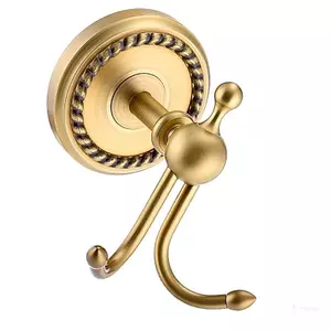 Top Retro Trang Trí Móc Treo Tường Màu Vàng Đôi Treo Cánh Tay Khăn Áo Khoác Và Dụng Cụ Móc Có Gắn Phần Cứng Cho
