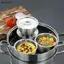 Bát Cơm Inox Có Nắp Bát Canh Hấp Cơm Chống bỏng Trẻ Em Bát Nhỏ Ẩm Thực Hàn Quốc Dụng Cụ Nhà Bếp VN