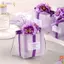BEABOUT Hộp Trong Suốt, Hộp Kẹo PVC Mờ PVC Trong Suốt, Phong Cách Champagne Hình Vuông Ruy Băng Hoa Hộp Đóng Gói Đồ Dùng Dự Tiệc