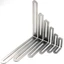Phân Vùng 90 Độ Góc Phải Lớp Sắt Mã Góc Cố Định Khung Lỗ Mảnh Nội Thất Thép Không Gỉ Phần Kết Nối Có Thể Di Chuyển Được Bảng Dài